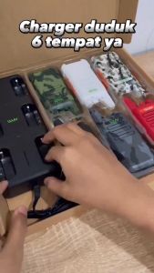 HT Walkie Talkie 1 Kotak Isi 6 pcs WLN UHF Handy Talky TWO WAY RADIO 6 UNIT