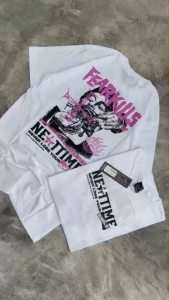 Kaos Pria NEXTIME - Kaos distro - baju pria - kaos pria - kaos pria distro - kaos NEXTIME FEARKILL HITAM