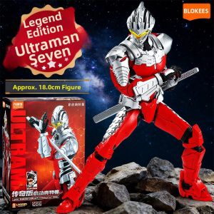 YIXINGMING | Đồ Chơi Xếp Hình Siêu Nhân Ultra Seven Quà Tặng Sinh Nhật