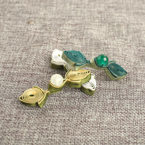 Handmade Chinese Style Button for Qipao Cotton Linen Fabric Button Jade Heart Small Button Traditional Chinese Clothing Accessories