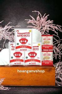 Bột Ngọt Ajinomoto 1kg Hạt Nhỏ ( Combo 3gói ) - Tặng 2 gói Bột Canh 190gr