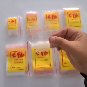 1 Dus Plastik Klip 4x6 5x8 6x10 7x10 8x12 8.7x13 10x15 Kantong Emas Obat Bumbu Ctik ALL KURIR GROSIR