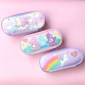 ดินสอ กระเป๋าใส่เครื่องเขียน Care Bears 22x11x6 cm วัสดุ PU