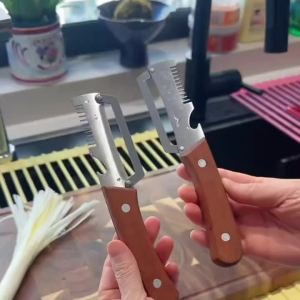 Dao Gọt Rau Củ Đa Năng 3 Trong 1 Bằng Thép Không Gỉ - Dụng Cụ Nhà Bếp Đa Năng Để Gọt Vỏ Và Bào Sợi
