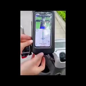 Motorcycle Waterproof Touchscreen Phone Holder Stand 360° Rotation Universal Bicycle Smartphone Bracket For iPhone 18 Pro Max 17