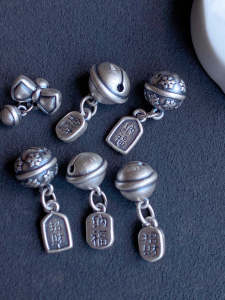 สร้อยข้อมือเงินแท้ 9999 DIY สร้อยข้อมือเชือกผูกมือทำมือ เครื่องประดับเงินสำหรับตกแต่ง ชุบเงินแท้ 9999 ชุบทอง