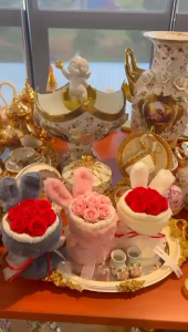 HOMIEE Mini Soap Flower Bunga Sabun Gift Graduation Anniversary Cute Comel Rose Bouquet Birthday