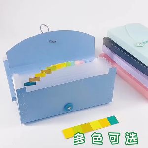B6 Expanding File Folder Bill Organizer Receipt Holder Portable Bag 13 Pockets Waterproof 14*26.3cm