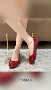 Katerina Fashion Korean Style Round Toe Flat Doll Shoes For Women With Casual And Comfortable Footwear #K23-159