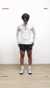 Spotec Running Nexus Sepatu Lari Pria Wanita Abu Muda - Oranye Muda