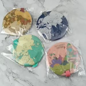 World Map Tag Koper Luggage Tag 2pcs Travel Tag Bag Tag Travel Luggage Tag Label Koper J40