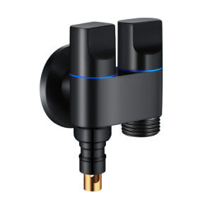YEMO | Dual Outlet Washing Machine Faucet Valve with Automatic Shut-off