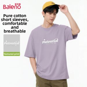 BALENO | Mens Summer New Loose Cotton T-Shirt