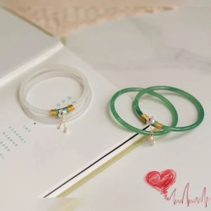 FFI-ควอร์ตซ์ธรรมชาติกําไลข้อมือกริ๊งสร้อยข้อมือสตรีขั้นตอนโดยขั้นตอนสไตล์โบราณคู่ของขวัญที่ระลึกแฟนเครื่องประดับ