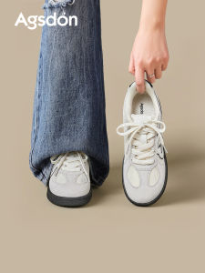 Agsdon | Breathable Lightweight Ballet Style White Shoes