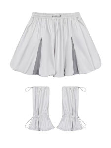 Váy Ngắn Xếp Ly Màu Bạc Gợi Cảm Cho Nữ Váy Ngắn Xếp Ly Cao Cấp Thiết Kế Váy Ngắn Cạp Cao Cho Nữ Mùa Hè 2025