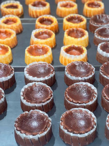 Basque Cake Paper Tray Mold Cake Cutting Block Oil Paper Foldable-Free Paper Tray Baking Oil-Proof Bread Cake Pad Paper