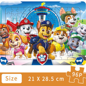 KT foam board 96 pieces cartoon anime boy jigsaw puzzle dog team Toy