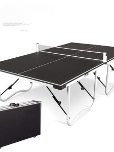 Standard Four-Piece Foldable Indoor Ping Pong Table Home Use Topdolden Brand Mdf Board And Iron Tube Entertainment Table
