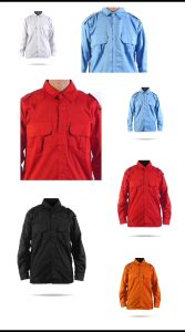 Asnh Kemeja Lengan Panjang Pdl Untuk Kerja Kantor Bahan Adem Japan Drill Orange