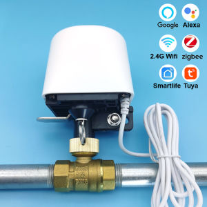 Tuya WIFI Zigbee Smart Water Vavle 1/2" 3/4" 1" Pips Valve Wireless Automation Control Timer Work with Alexa Google Assistant
