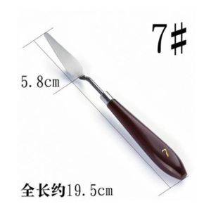 Artistic Stainless Steel Metal Paint Mixing Knife for Oil Acrylic Watercolor Texture Creation Palette Knives Artist Tools