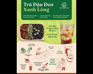 MỘC THANH TRÀ - ĐẬU ĐEN XANH LÒNG RANG MỘC VÀ HÀ THỦ Ô 500GR
