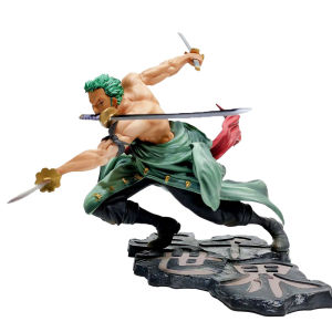 Bandai | 21cm One Piece Luffy Figure Roronoa Zoro Three-Blade Sa-Maximum Manga Anime Statue PVC Action Collection Model Toys Gifts