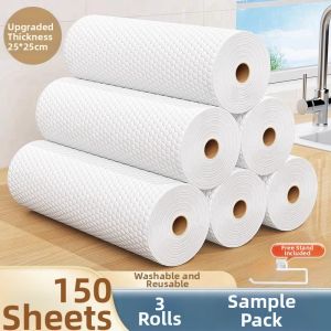 Kitchen Paper Towel Absorbent Strong Oil Removal Dual Purpose Thick