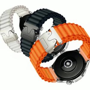 20mm Nylon Strap for Samsung Watch 6/4 Classic 5Pro 7 6 5 4 40 44mm 22mm Sports Trail Bracelet for Huawei GT6 5Pro GT4 Wristband