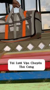 [Rẻ vô địch] Túi Vận Chuyển Chó Mèo Túi Lưới Vận Chuyển Cho Thú Cưng