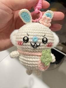 Handmade Crochet Chiikawa Flying Momonga
