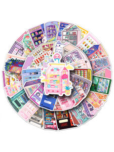 Cute Q Version Cartoon Stickers 50 Sheets Guka Coloring Materials Decoration Handmade Scrapbooking Supplies Business Needs