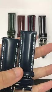 Dây Đeo Đồng Hồ Bằng Da Thủ Công 18mm-22mm Chống Nước Bóng Dầu Dùng Được Cho Cả Nam Và Nữ Tương Thích Với Nhiều Loại Đồng Hồ Truyền Thống