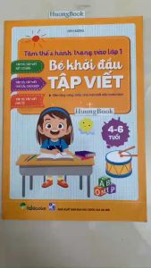 Sách - Bé Khởi Đầu Tập Viết cho trẻ 4-6 tuổi