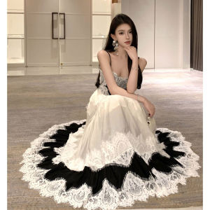 CHANGTONG | Elegant French Style Birthday Dress for Spring