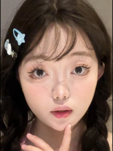 Contacts Lens 14.0-14.5mm with Power 0-800 Blue  Grey Brown Color Eye Lens 1 Pairs   Free Gift Case