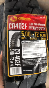 Lốp xe tải Casumina 500-12 14PR CA402F ( 14 lớp bố )