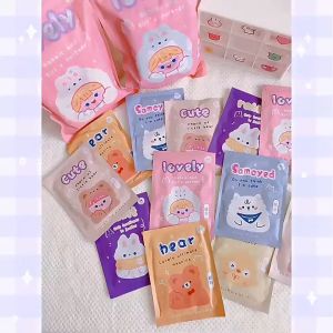 FinDee แผ่นแปะลดปวดประจำเดือน  สติ๊กเกอร์อุ่นรูปแบบน่ารัก แผ่นแปะแก้ปวด pain relief patch