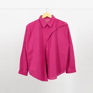 Atasan Linen Wanita terbaru Kemeja wanita Oversize