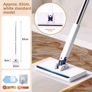 Mini Automatic Mop Lazy Persons Face Wash Towel Home Use New 2025 Model Stainless Steel Pole Household Cleaning Tool