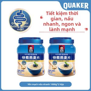 Quaker | Bột Yến Mạch Sức Khỏe Không Đường 1000g