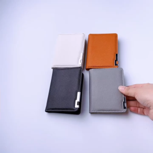 1-piece Minimalist Ultra-thin Credit Card Wallet Multi-card Slot Business Style Drivers License and Credit Card Holder Geometric Interior Design Suitable for Daily Use and Holiday Gifts