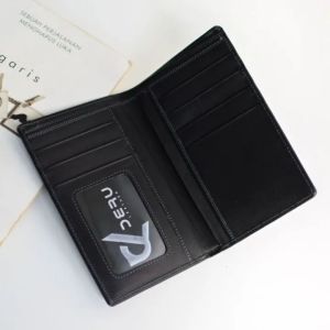 Dompet Lipat 3/4 Pria Wanita 100% kulit