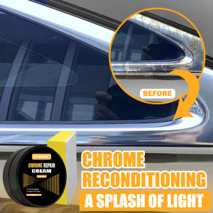 Chrome Plating Restoration Paste for Car Wheel Door Handle Window Metal Polish Auto Care External Maintenanc Removes Rust