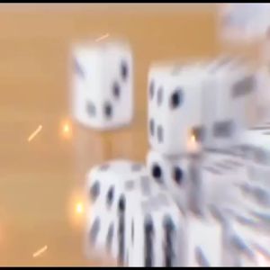 DADU PUTIH BUCU BULAT / DICE WHITE ROUND CORNER OPAQUE DICE [ READY STOCK ] 13 MM X 13 MM