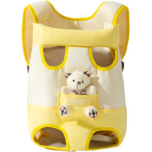Hipidog | Portable Dual-Shoulder Pet Backpack Dog Carrier Chest Strap Cat Bag For Outdoor Travel Comfortable Carrying Pet On Front