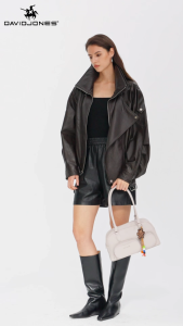 David Jones Paris Violette Imitation Nylon Fabric กระเป๋าสะพายข้างผู้หญิง ฤดูหนาวและฤดูใบไม้ร่วง 2025 - 2026