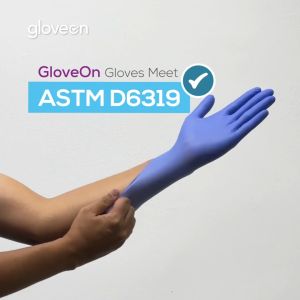 GloveOn Paloma Nitrile Exam Gloves (Blue) –   Multifunction Nitrile Gloves For Everyday Tasks (100pcs)