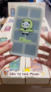 Khay trữ Silicol Misan 8 ngăn hình thú mã mới kèm nắp trong chống tràn Bebi123shop